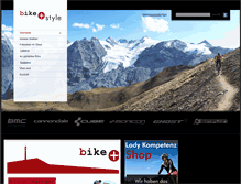 Tablet Screenshot of bike-and-style.de